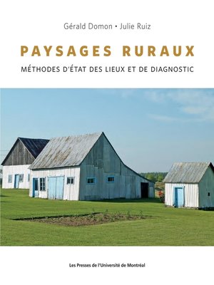 cover image of Paysages ruraux